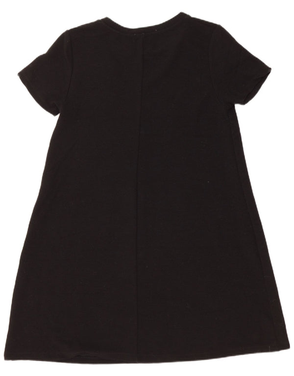 Zara Robe droite pour femme UK 44 Large Noir Polyester
