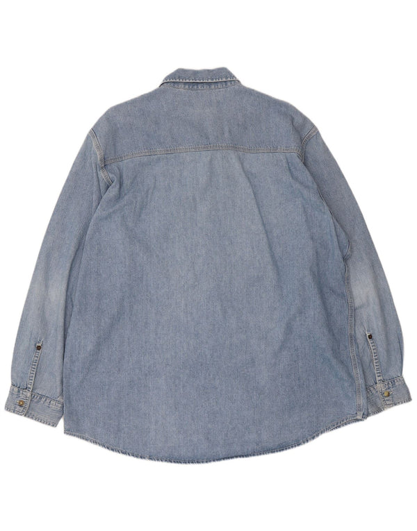Replay Chemise en Jean Regular Fit Homme 2XL Bleu Coton