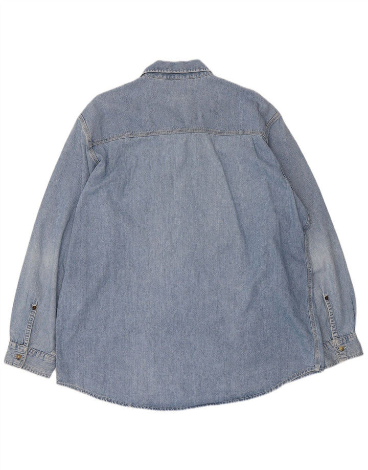 Replay Chemise en Jean Regular Fit Homme 2XL Bleu Coton