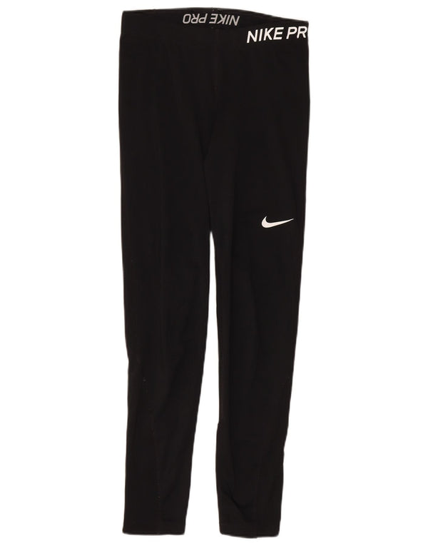 Nike Legging coupe slim pour femme UK 44 Noir moyen Polyester Sports