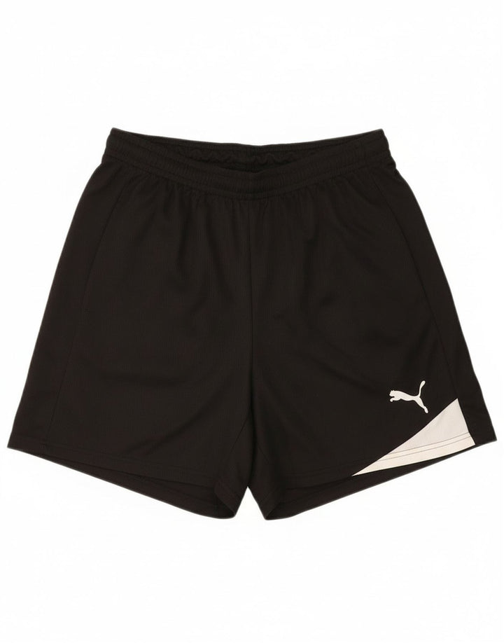 Puma Short de sport pour homme Large Noir Colorblock Polyester