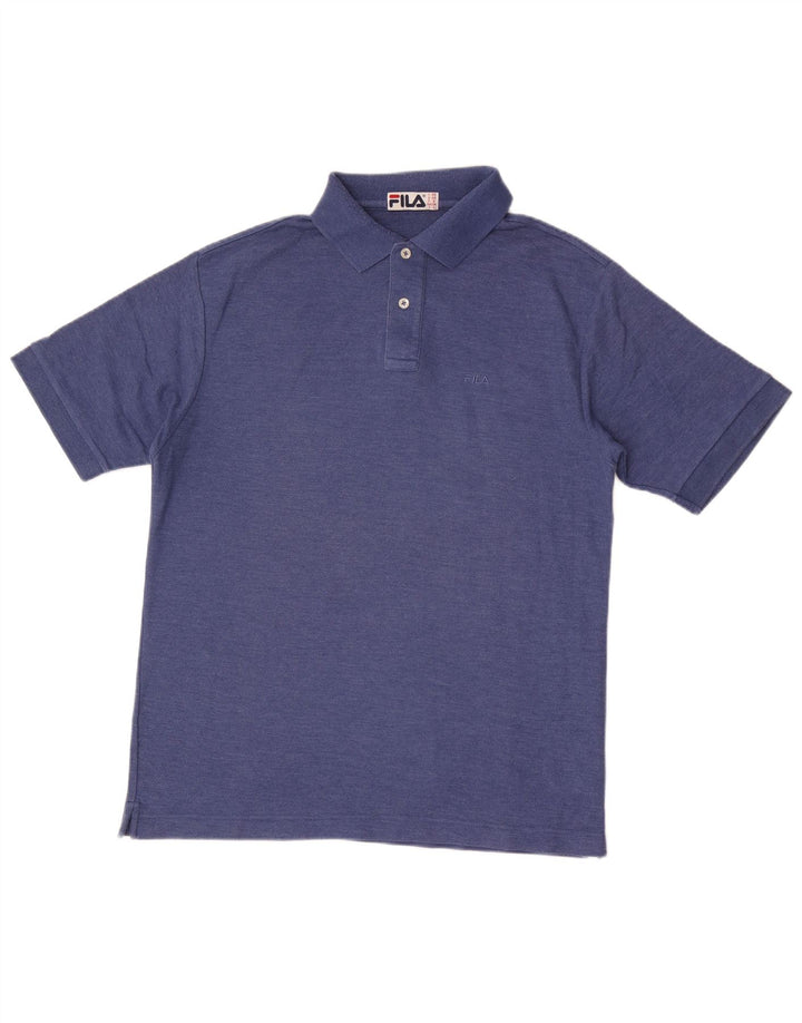 Fila Polo Homme Bleu Marine Moyen