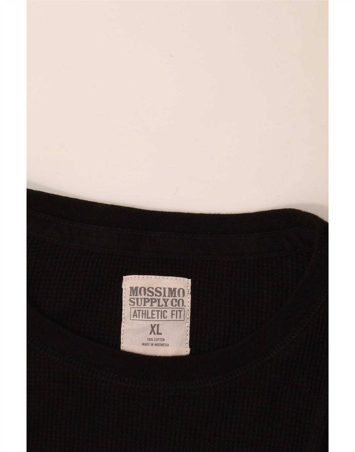 Mossimo Pull col rond homme XL coton noir