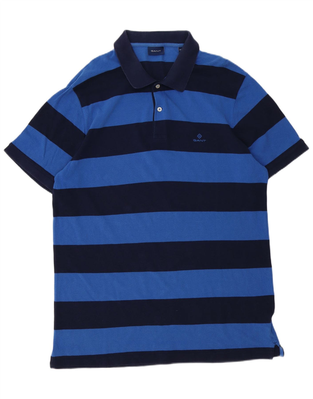Gant Polo Homme 2XL Bleu Rayé Coton