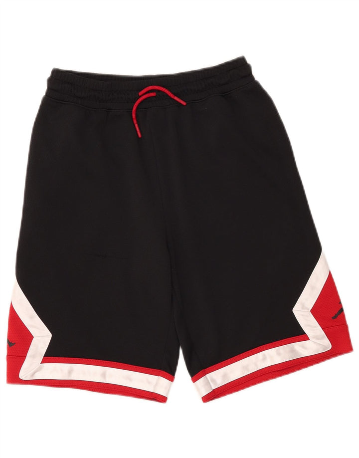 Jordan Short de sport pour garçon 12-13 ans Large Noir Colorblock Polyester