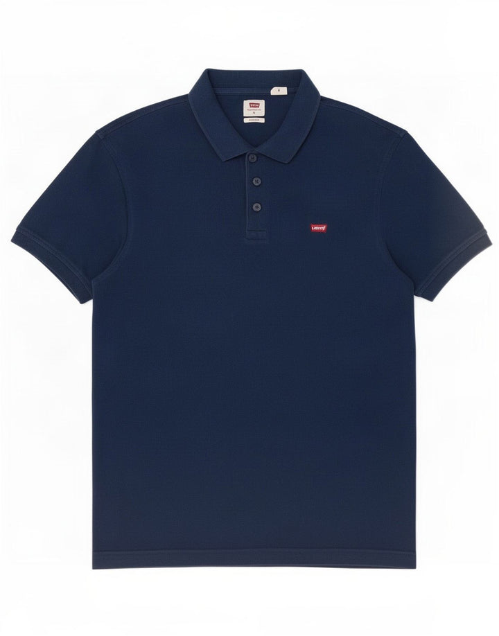 Levi's Polo Standard Homme Bleu Marine Moyen Coton