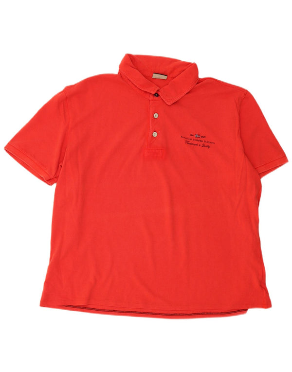 Napapijri Polo Homme 3XL Rouge Coton