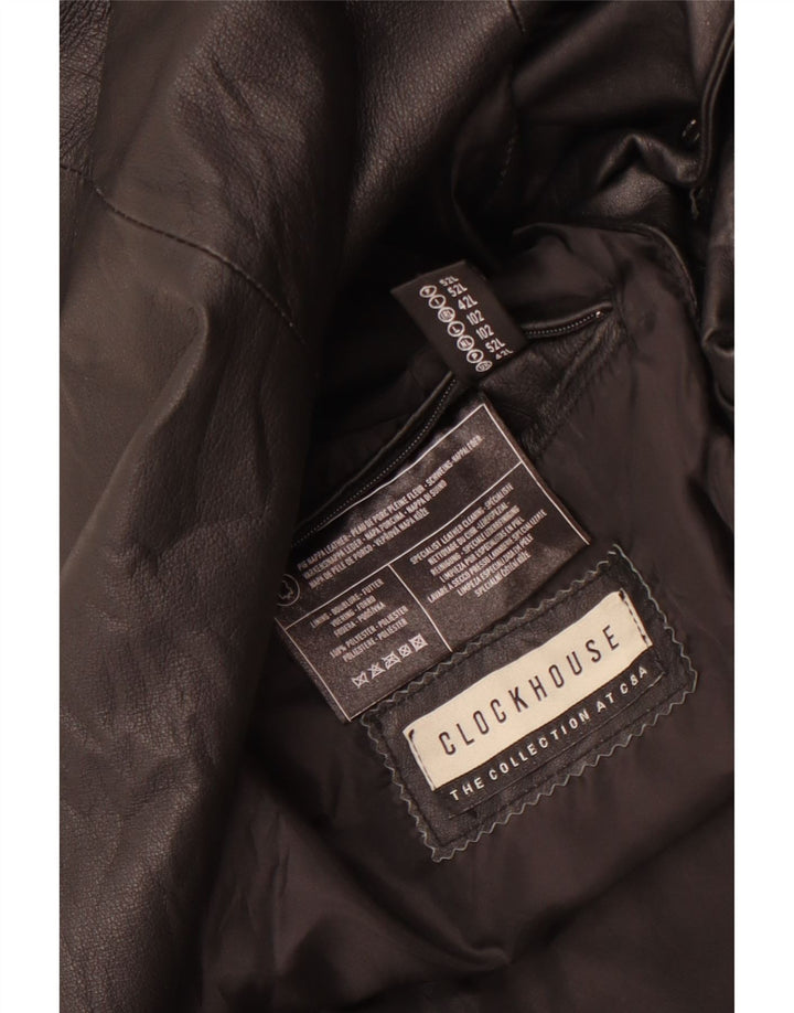 CLOCK HOUSE Veste blazer longue à 3 boutons pour homme UK 42 XL Noir