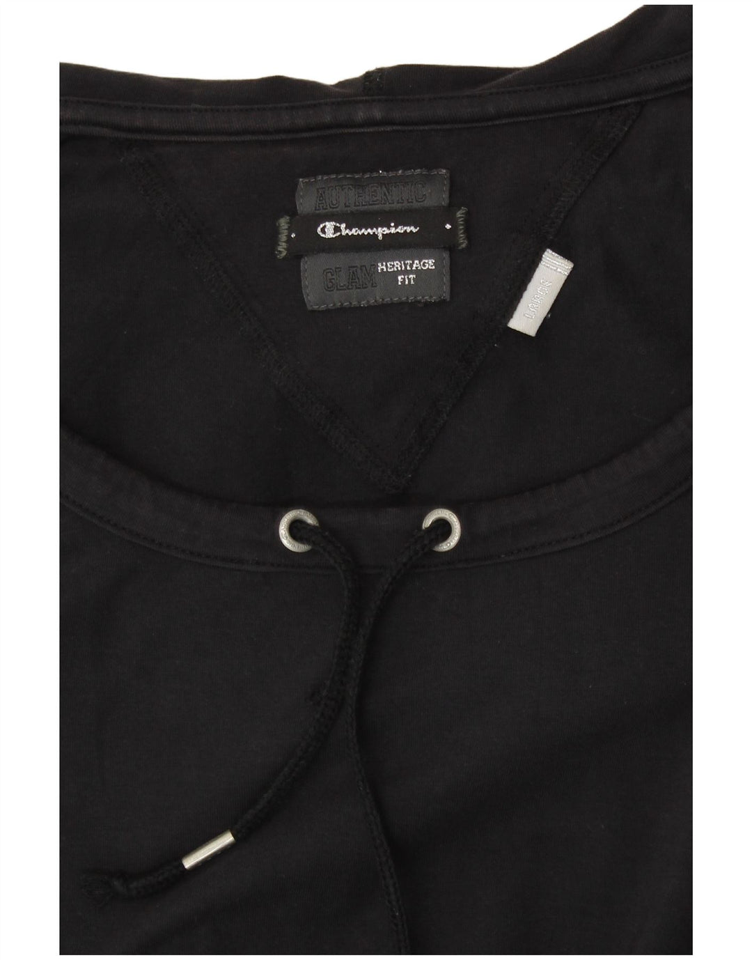 CHAMPION Pull à capuche Heritage Fit pour femme UK 14 Large Noir