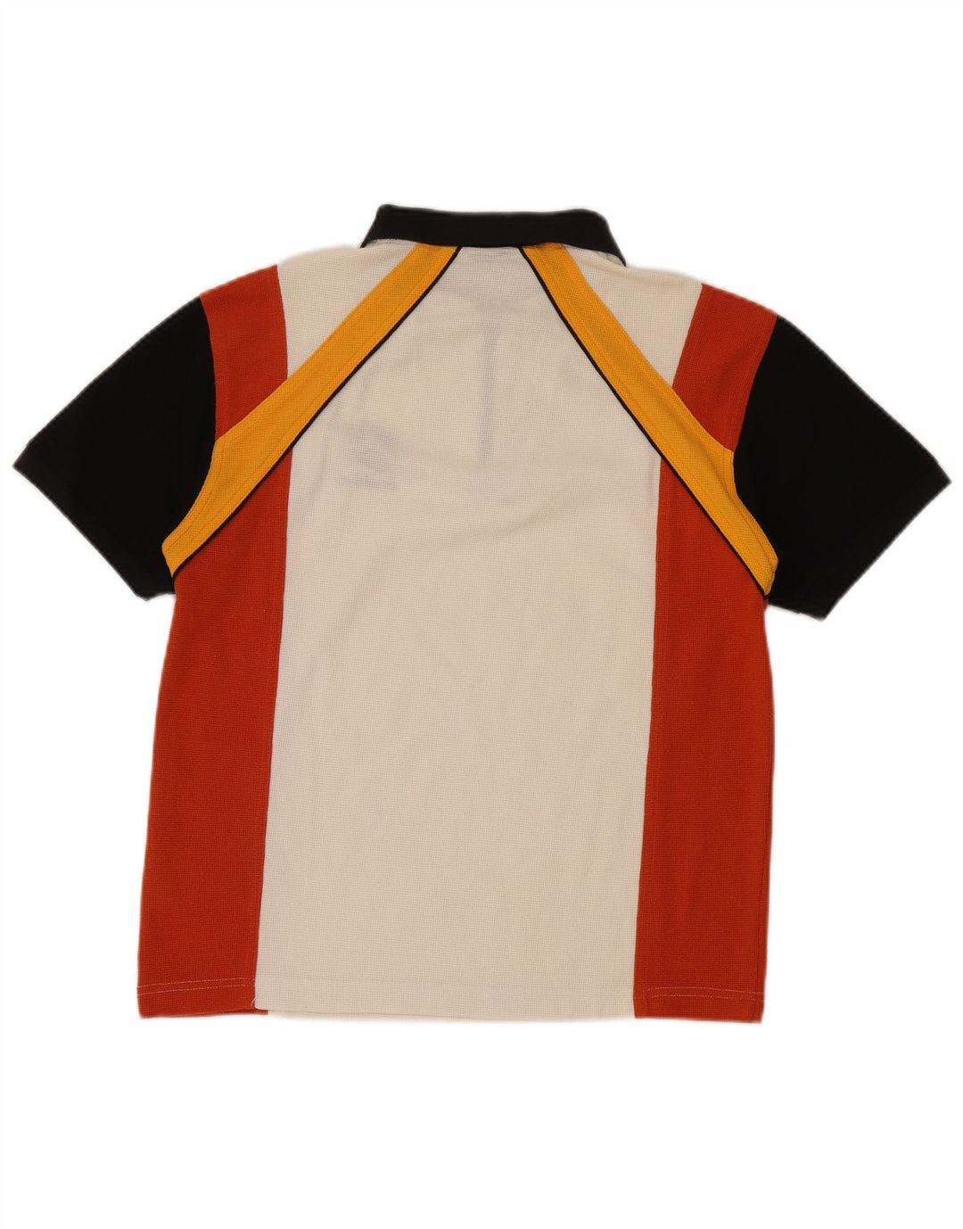 LOTTO Polo Homme UK 36/38 Petit Blanc Colorblock Polyester