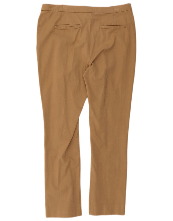 John Lewis Pantalon décontracté slim pour femme UK 12 Medium W30 Beige Viscose