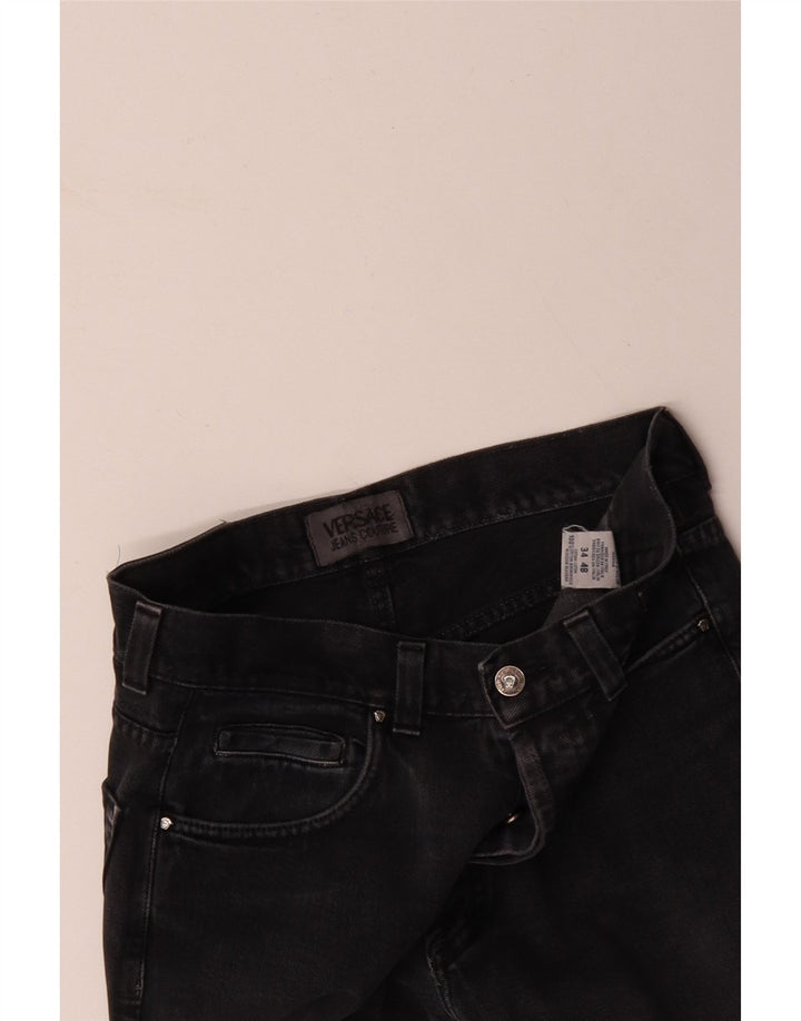 VERSACE Jean droit homme W34 L31 gris coton