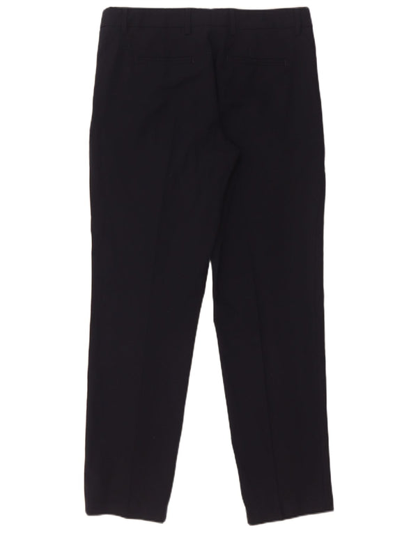 Marks & Spencer Pantalon de costume pour femme UK 10 Small W30 L29 Bleu marine
