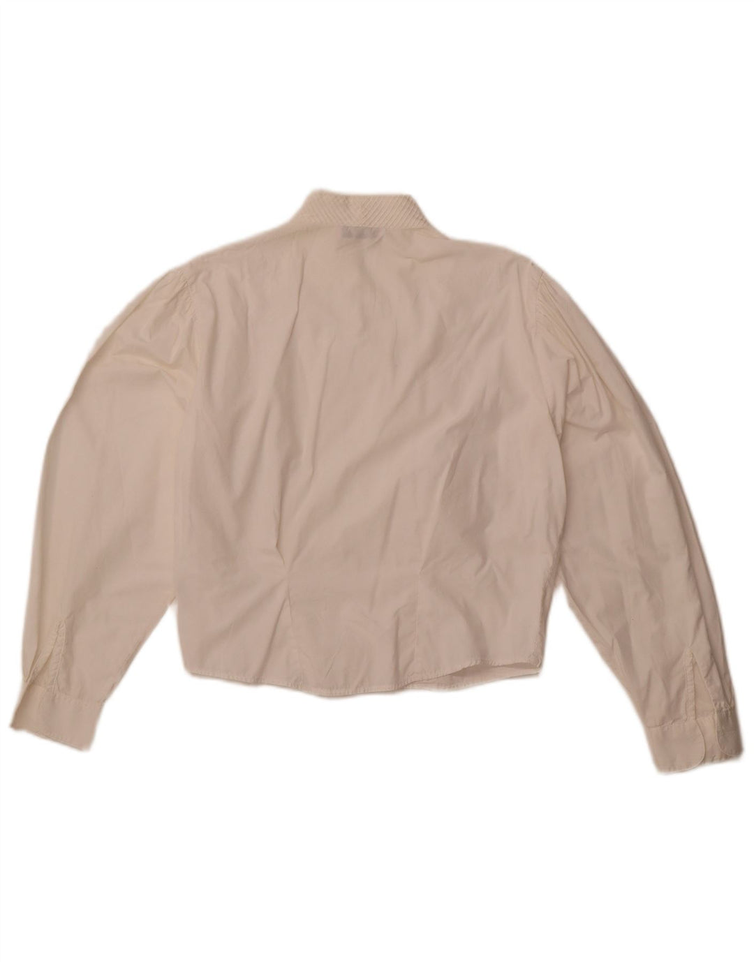 Enara Camice Chemisier court pour femme UK 14 en coton blanc moyen