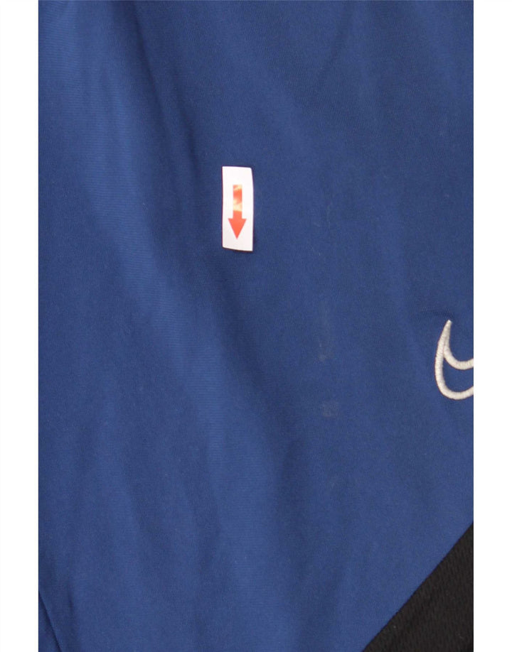 Pantalon de survêtement Nike Dri Fit pour homme en polyester color block bleu marine moyen