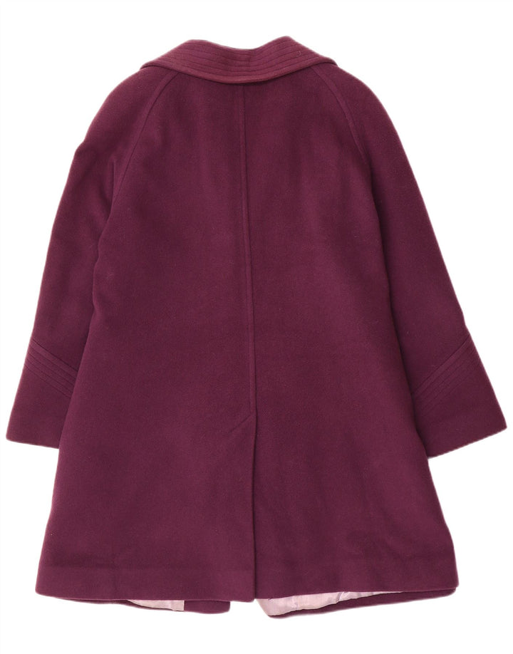 JACQUES VERT Pardessus Femme UK 18 XL Laine Violet