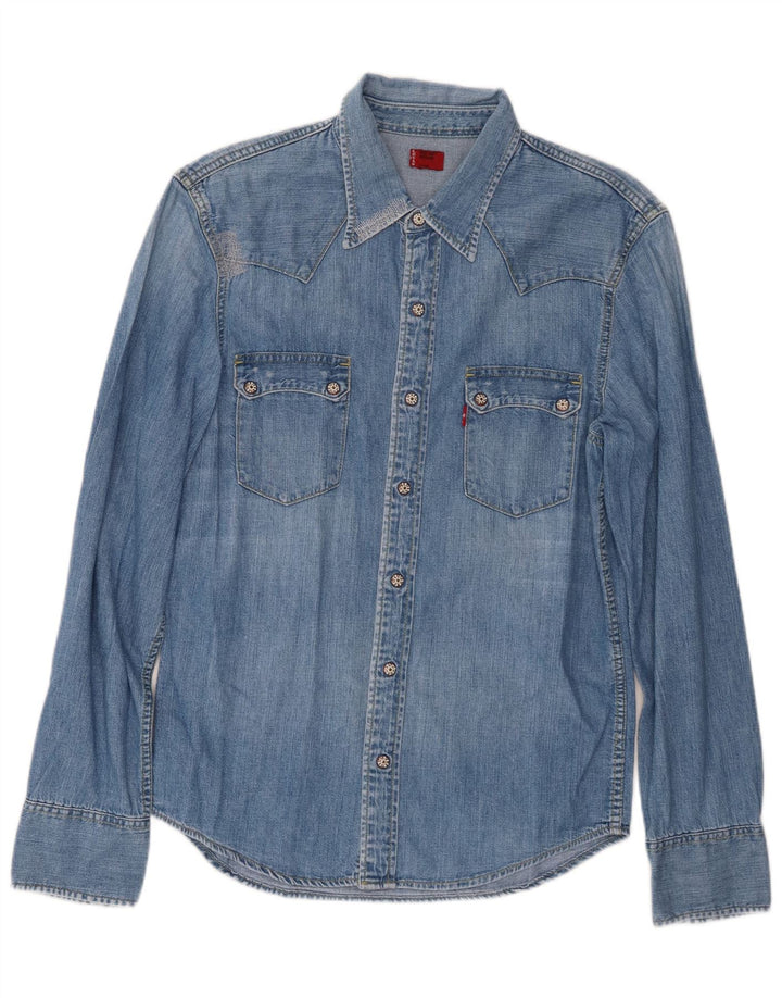 LEVI'S Chemise en Jean Homme Bleu Moyen Coton
