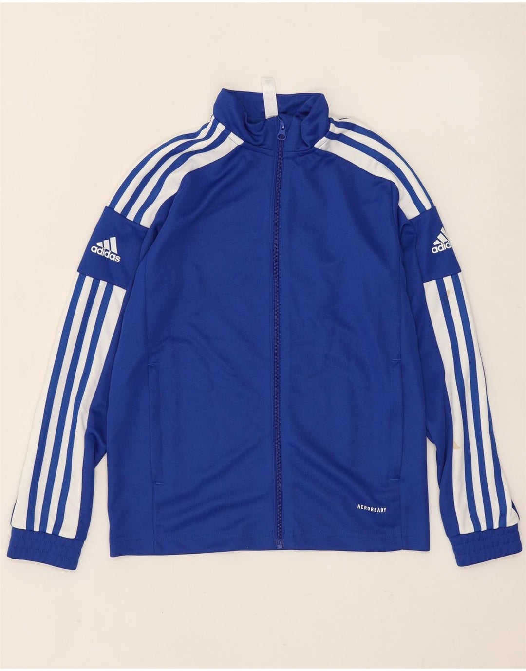 Veste de survêtement Adidas Garçon Aeroready 11-12 ans Bleu Polyester