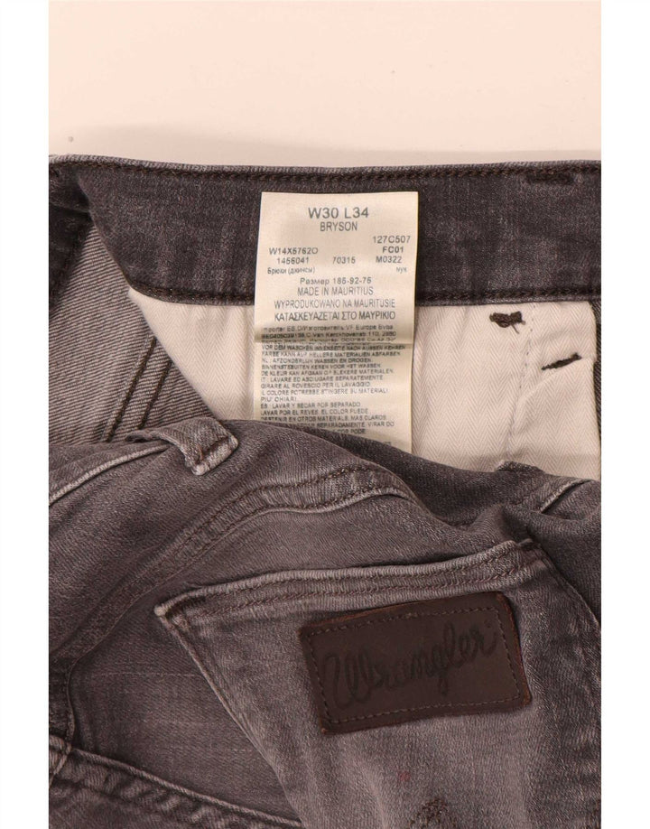 Wrangler Womens Slim Jeans W30 L31 Grey Cotton