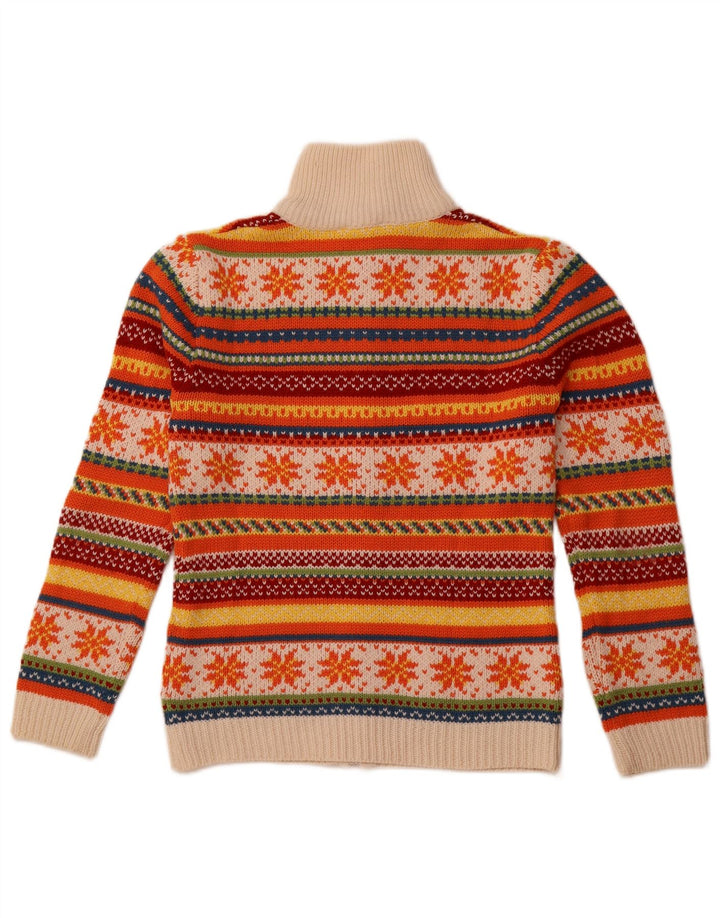 TCM Cardigan pour femme en laine Fair Isle multicolore moyen UK 10/12