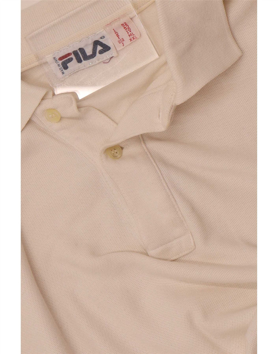 Fila Polo Homme IT 52 Large Blanc