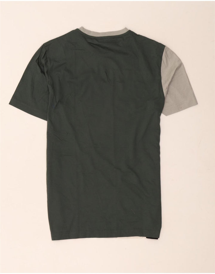 Reiss T-Shirt Top Small Multicolore Colourblock Coton Homme