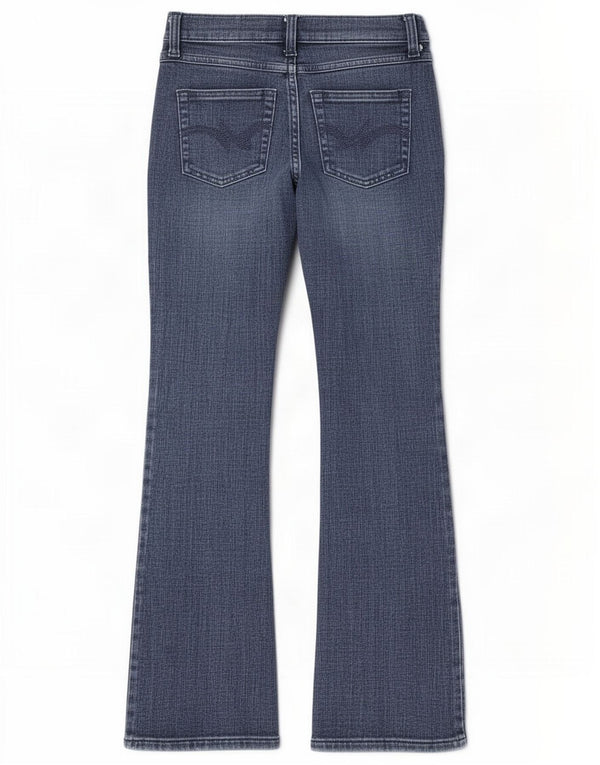 Wrangler Girls Bootcut Jeans 13-14 Years W26 L28 Navy Blue Cotton