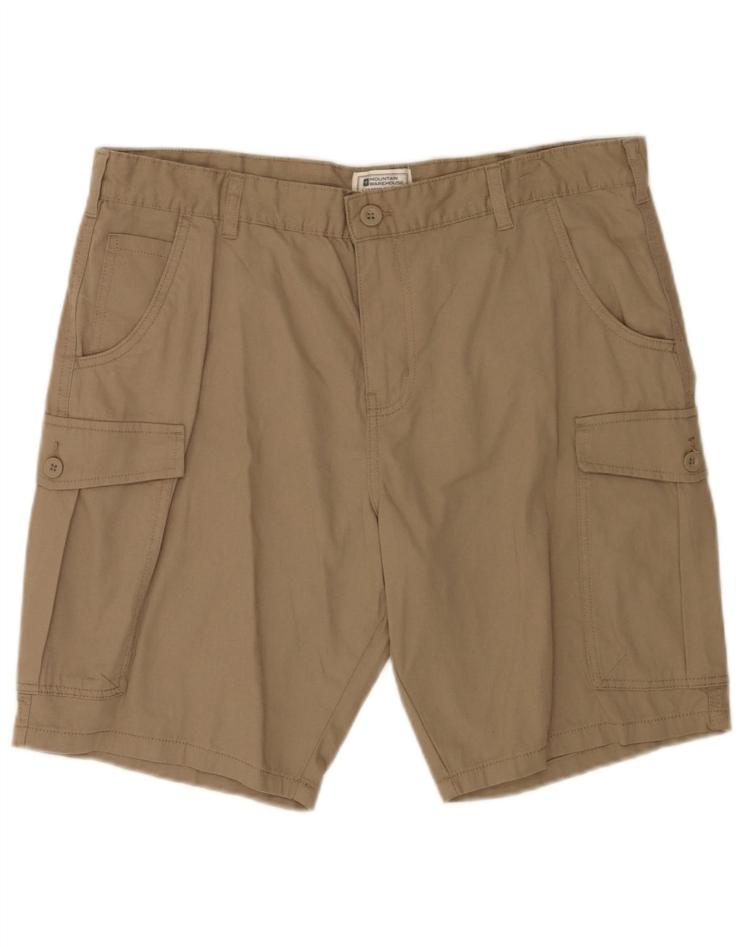 Mountain Warehouse Short cargo pour homme W36 en coton beige Taille L