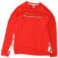 Tommy Hilfiger Sweat-Shirt Graphique Homme Rouge Moyen Colourblock
