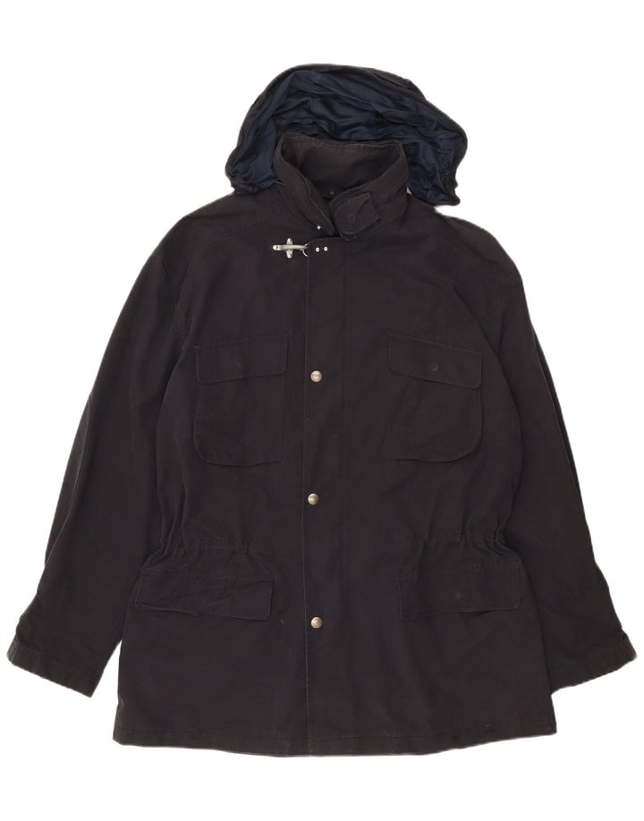 Fay Veste utilitaire à capuche pour homme UK 42 XL Bleu marine