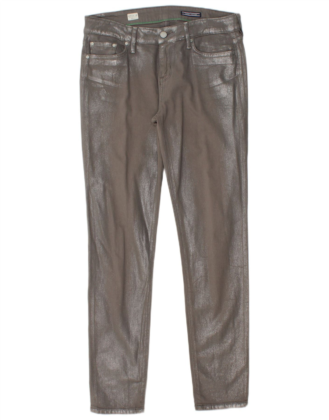 TOMMY HILFIGER Jean Skinny Venice LW Femme W30 L30 Gris Coton