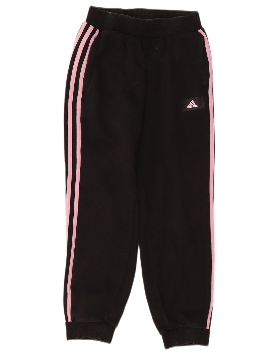 ADIDAS Pantalon de Survêtement Fille Joggers 11-12 ans Noir Coton