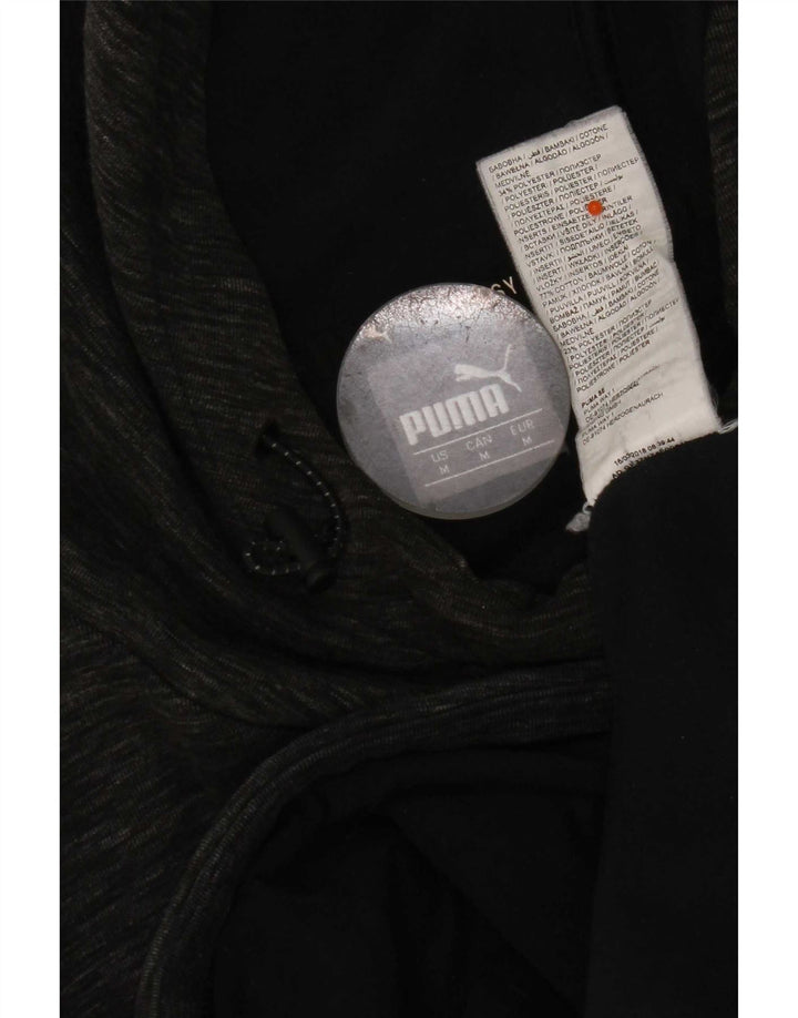 Puma Pull à Capuche Homme Gris Moyen Moucheté Coton