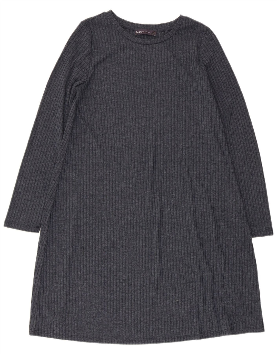 Marks & Spencer Robe pull pour femme UK 10 Small Bleu marine Polyester