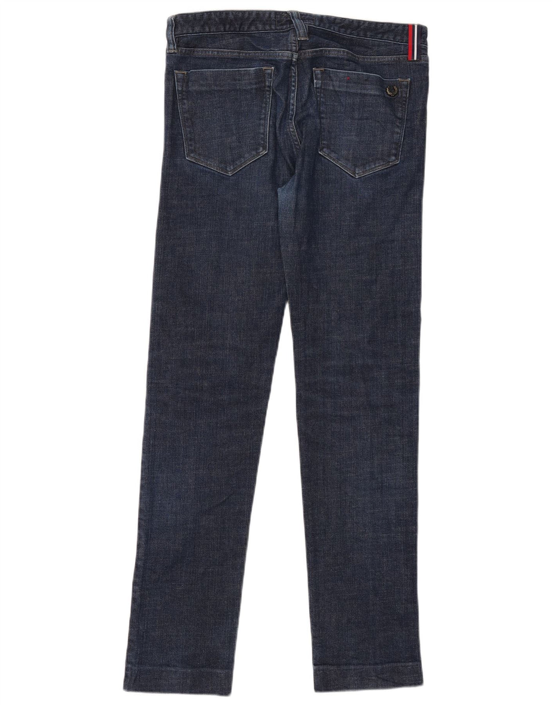 Fred Perry Jean Slim Femme W30 L31 Bleu Marine Coton