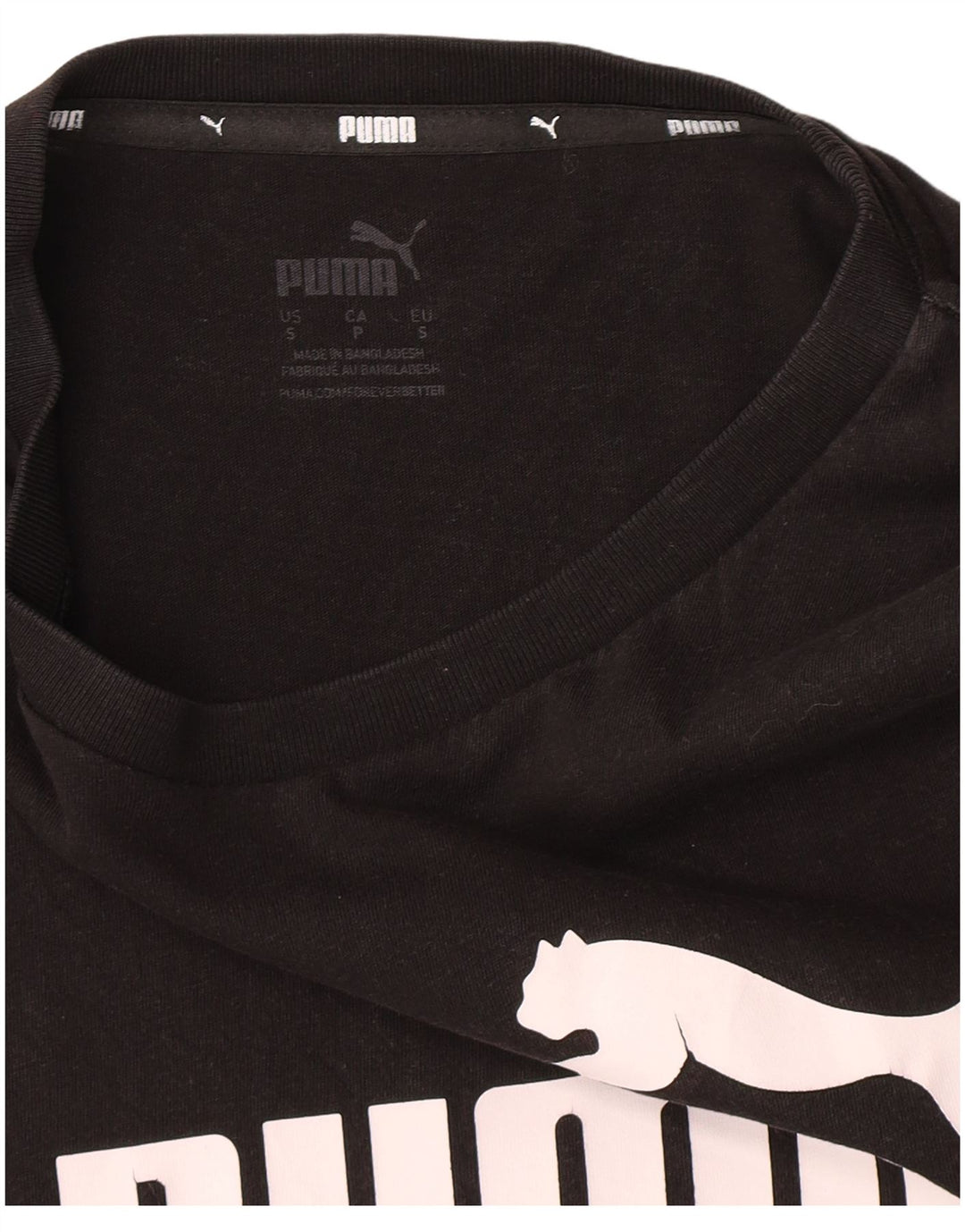 Puma T-Shirt Graphique Homme Petit Noir
