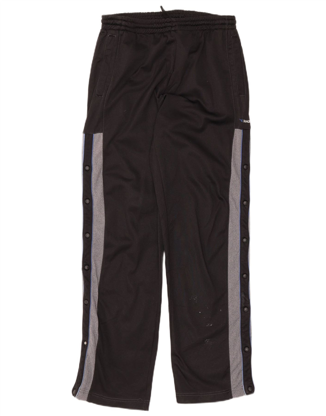 DIADORA Pantalon de Survêtement Homme Large Noir Colourblock