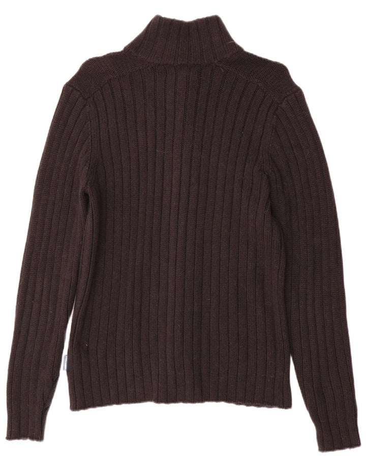 North Sails Cardigan pour homme en laine noire
