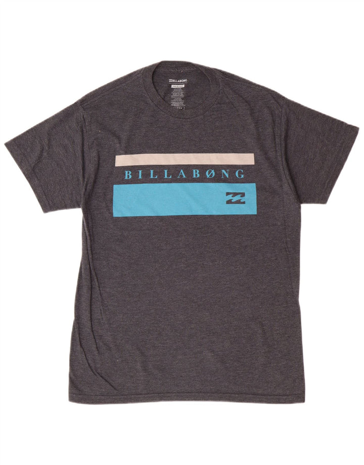 BILLABONG T-Shirt Graphique Homme Gris Moyen Coton