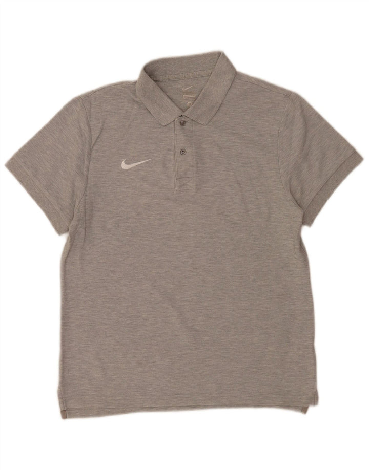 Polo Nike Homme Gris Moyen Moucheté Coton