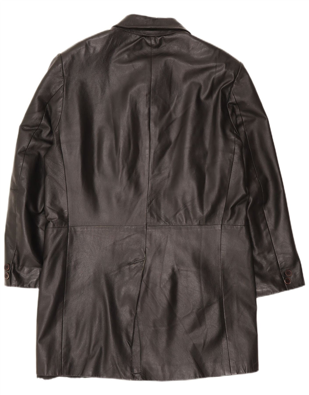 Conbipel Manteau en Cuir Free Heron Homme IT 48 Cuir Noir Moyen