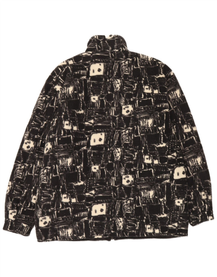 Invicta Veste polaire pour homme UK 38 Medium Noir Géométrique Polyester
