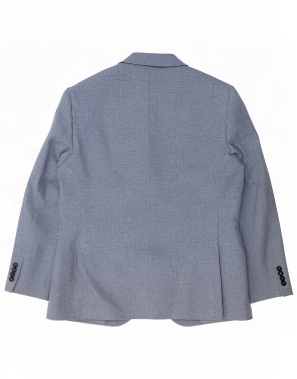 Marks & Spencer Veste blazer à 2 boutons pour homme UK 42 XL Laine bleue