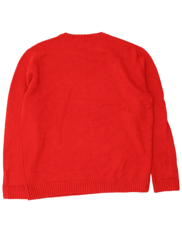 Zara Pull ras du cou pour homme XL Rouge