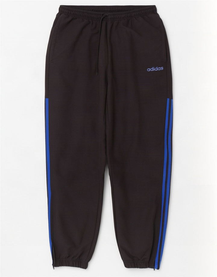 Adidas Pantalon de survêtement pour homme Joggers Large Noir Polyester