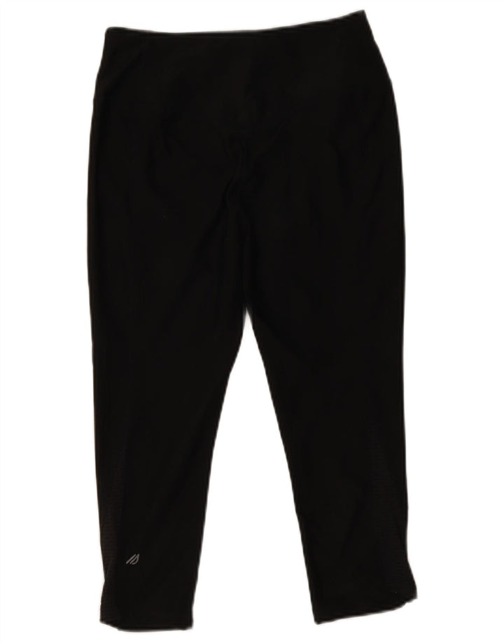Eddie Bauer Legging Capri pour femme UK 10 Petit Noir Polyester