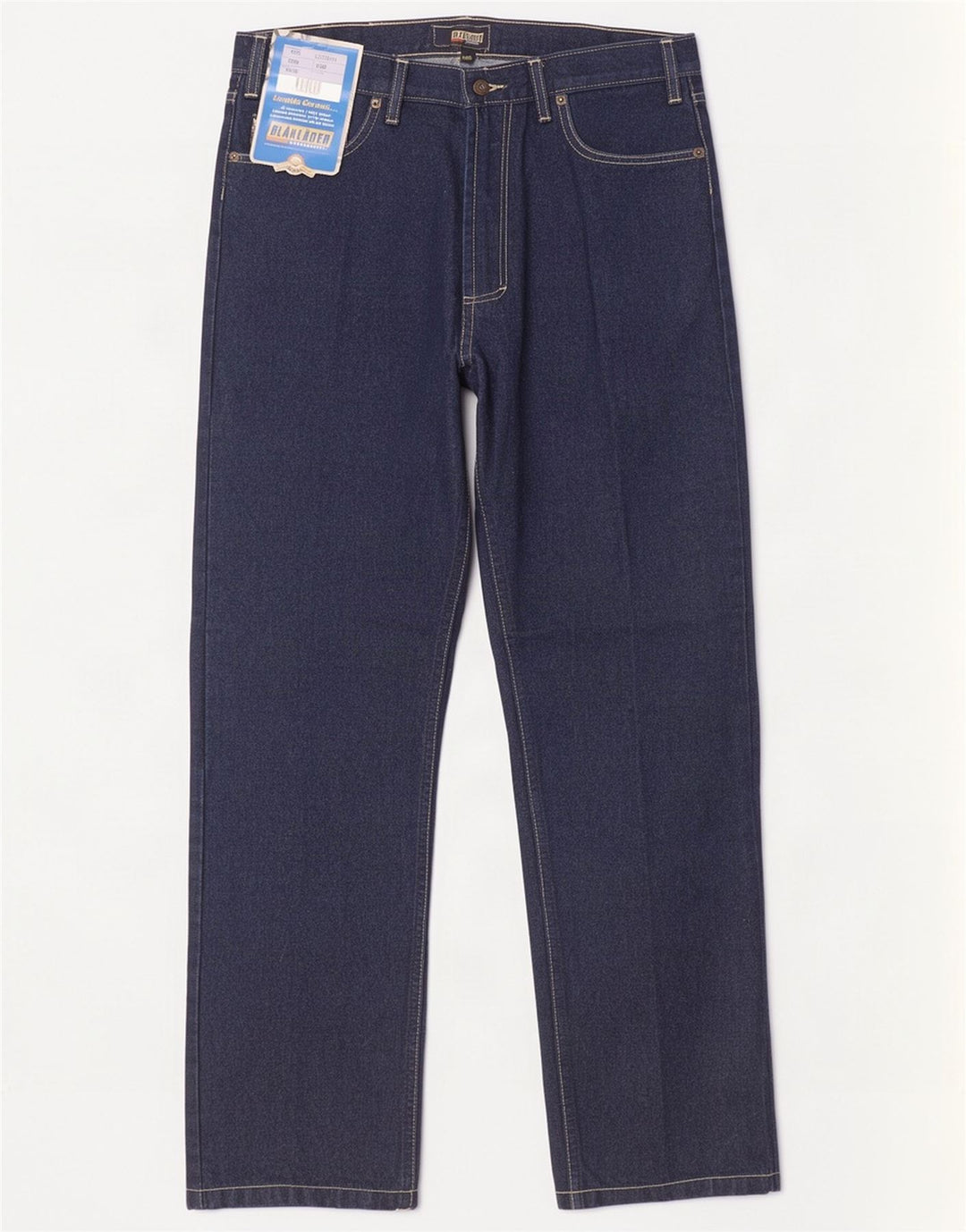 Blaklader Jean droit homme W34 L32 bleu marine coton