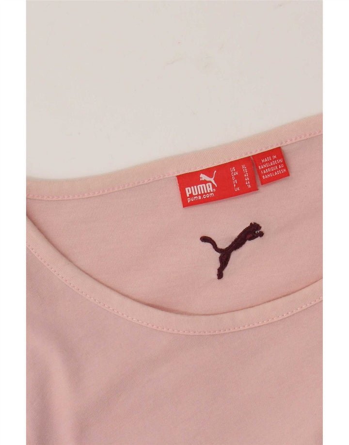 Puma Sweat-shirt graphique pour femme UK 16 Large Rose