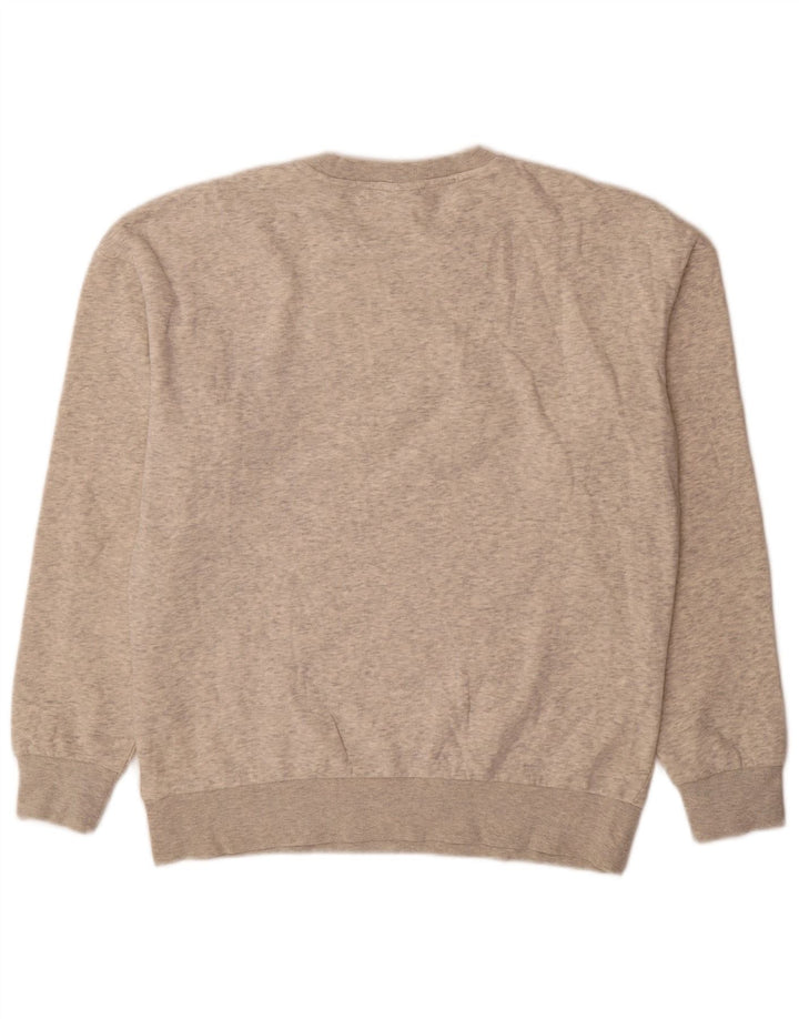 Jack & Jones Sweat-shirt pour homme en coton moucheté gris Large