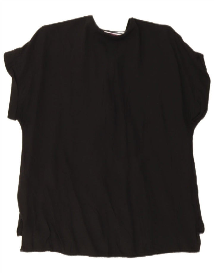 Phase Eight Chemisier Femme Top UK 42 Medium Noir Viscose